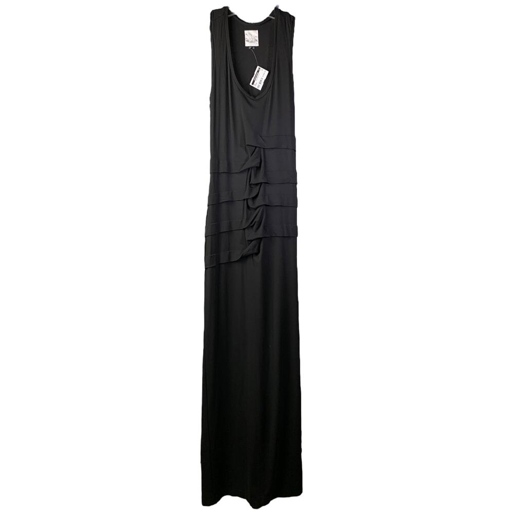 Nicole‎ Miller Studio Maxi Tidal Dress Womens S Sleeveless Scoop Neck NWT $245